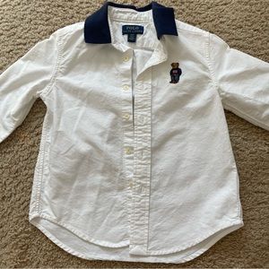 Polo long sleeve toddler boy 4T